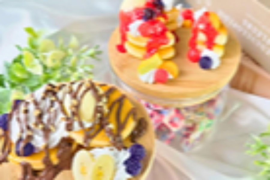 食品サンプルデザート作り